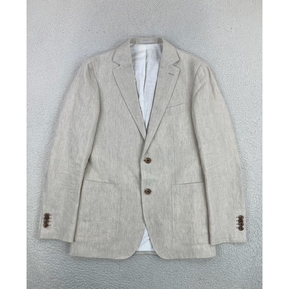 Suitsupply Light Beige Linen Sport Coat